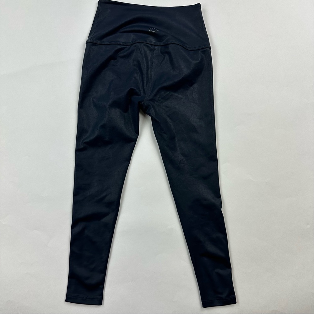 Beyond Yoga Navy Ride It High Matte Pearlized Athletic Legging Size XS - Picture 7 of 11